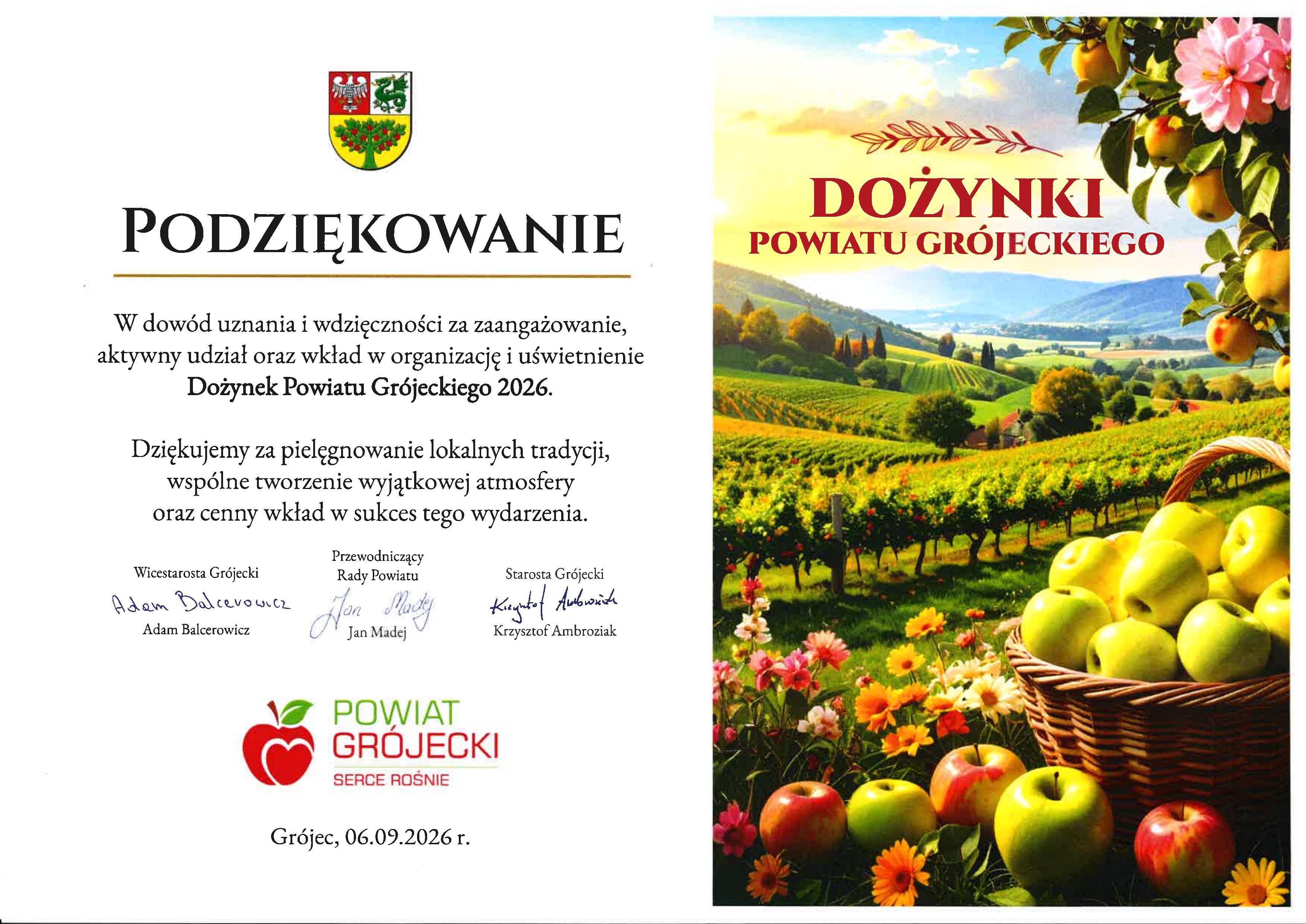 Więcej o: Dożynki Powiatu Grójeckiego 2026 – byliśmy tam z Wami!